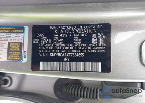 2026 Kia Seltos Ex from USA, damaged, VIN KNDERCAAXT7834695